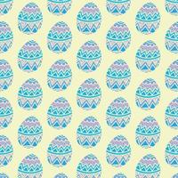 easter egg pattern background vector