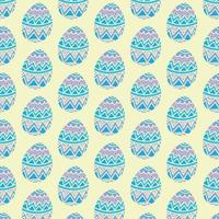 easter egg pattern background vector