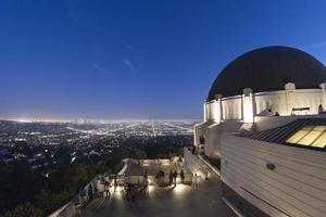 los angeles night view from observatory photo