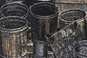 tambor de barril de petróleo foto