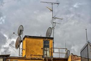 antenas en el techo foto