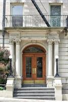 edificio de altura del morningside de nueva york foto