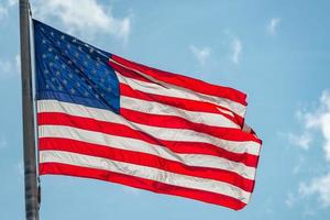 American flag stars and stripes photo