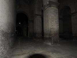 Colosseum Rome interior view at night, 2022 photo