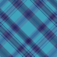 Tartan plaid pattern with dark color. vector