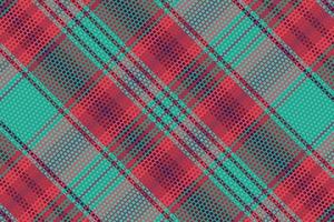Tartan plaid pattern with dark color. vector