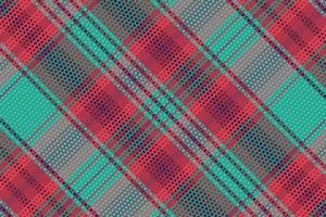 Tartan plaid pattern with dark color. vector