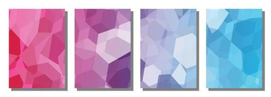 Abstract polygon background. vector