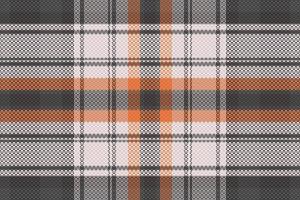 Tartan plaid pattern with dark color. vector