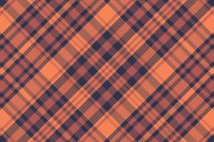 Tartan plaid pattern with dark color. vector