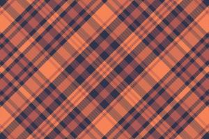 Tartan plaid pattern with dark color. vector