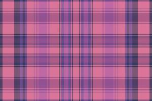 Tartan plaid pattern with dark color. vector
