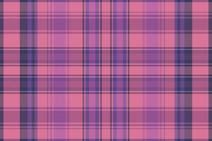 Tartan plaid pattern with dark color. vector