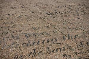 Washington DC Freedom Plaza writings photo