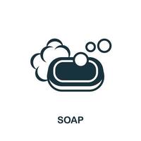 Soap icon. Simple element from hygiene collection. Creative Soap icon for web design, templates, infographics and more vector