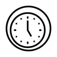 icono de reloj de concepto moderno para mostrar la hora y el horario vector