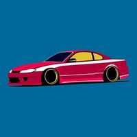 japanese cars jdm style vector