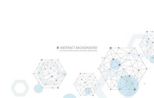 White abstract wallpaper vector geometric hexagons shape.polygon effect concept