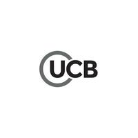 Letter UCB logo or icon design vector