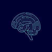 Brain Maze Concepts vector