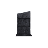 3d gravsten isolerat png