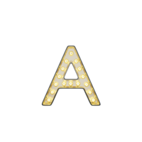 chapiteau alphabet une boîte à lumière png