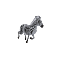 3D-Zebra isoliert png