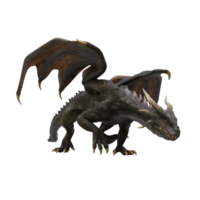 3d drake isolerat png