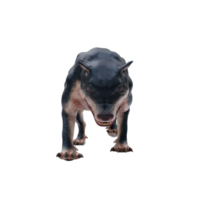 english folklore beast demon dog Barghest isolated png