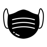 Protication icon face mask a modern design vector