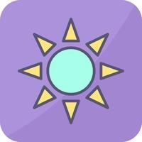 UV Radiation Vector Icon