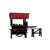 Ramen food cart png