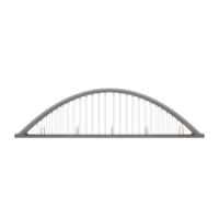 3D-Hängebrücke isoliert png