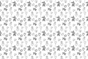 Valentine's Seamless Pattern Design vector