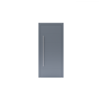 grigio moderno chiuso porta isolato png