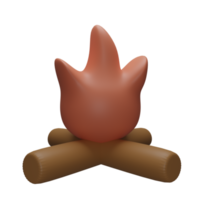 3d render caliente ardiente fuego transparente png