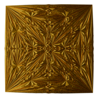 alta resolución y detalle del arte de fondo dorado funcional abstracto con fractal de lujo, renderizado 3d. para diseño creativo, redes sociales, promoción, activos, etc. png
