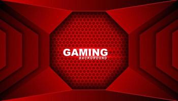 Abstract dark Red Futuristic Gaming Background,dark Red geometric background  for banner or Offline stream, gaming background template vector