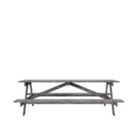 banc de pique-nique 3d isolé png