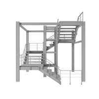 escalera modular 3d png