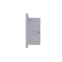 White Classic Internal Open Door isolated png