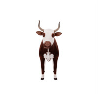 3d cattle isolated png