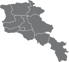 doodle freehand drawing of armenia map. png