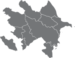 doodle freehand drawing of azerbaijan map. png