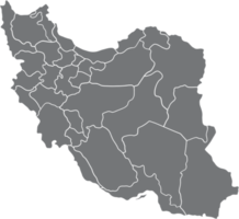 doodle freehand drawing of iran map. png