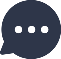 Chat icon in black colors. Messaging signs illustration. png