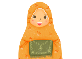 hijab donne preghiere png