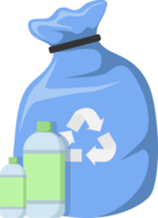 bolsas de basura para reciclar botellas de plástico