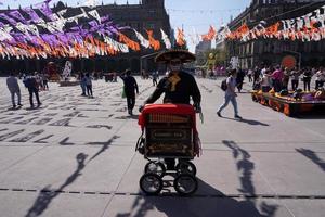 MEXICO CITY, MEXICO - NOVEMBER 5 2017 - Day of dead celebration photo