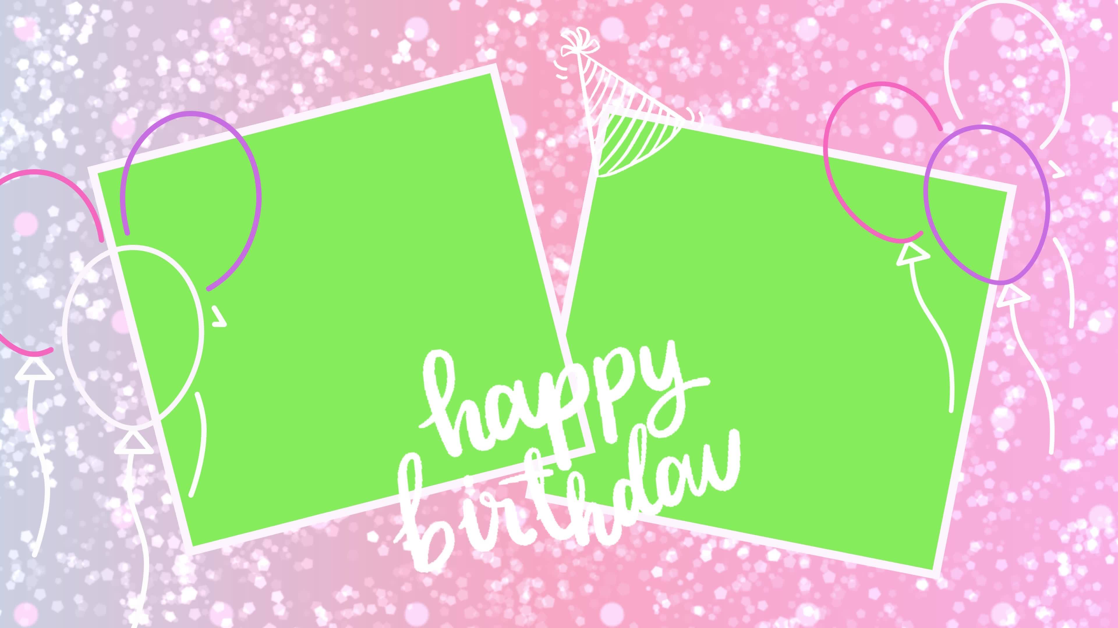Happy birthday wishes green screen video 18754739 Stock Video at Vecteezy